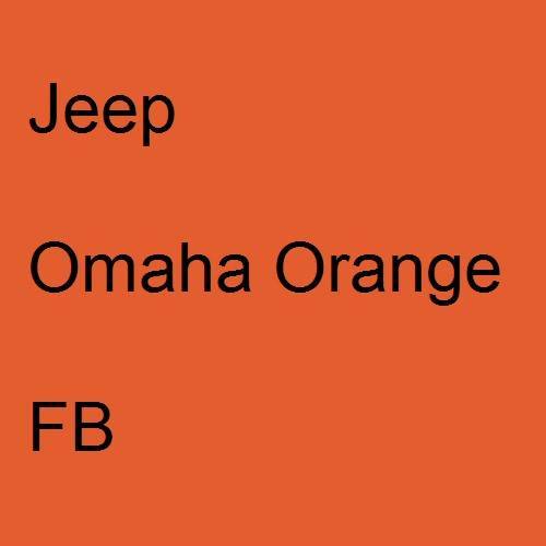 Jeep, Omaha Orange, FB.